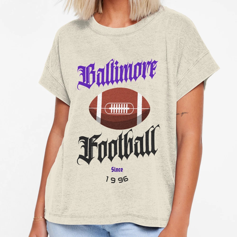 Baltimore Football T-Shirt - Custom Art Print for Adults - T-Shirt, Sweatshirt, Hoodie