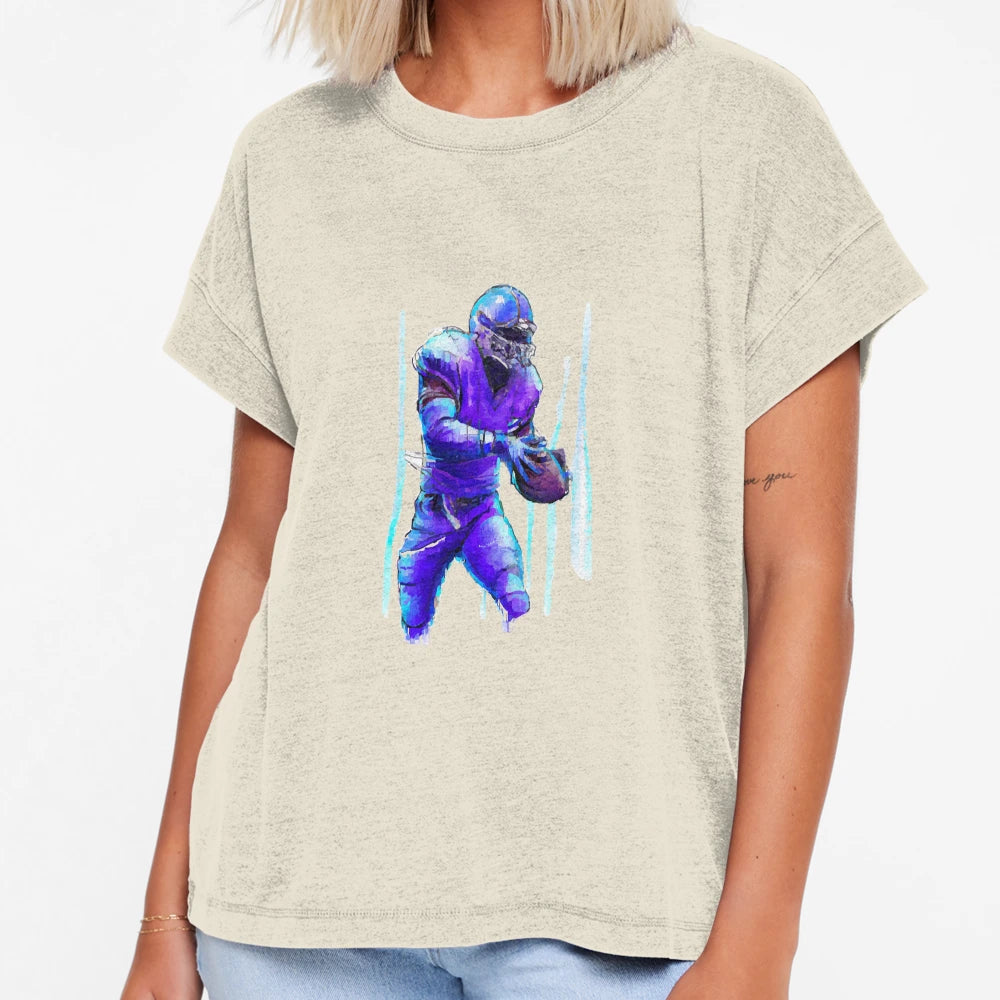 Cyberpunk Illustration Nfl Player T-Shirt - Fun Novelty Design for Adults - T-Shirt, Sweatshirt, Hoodie