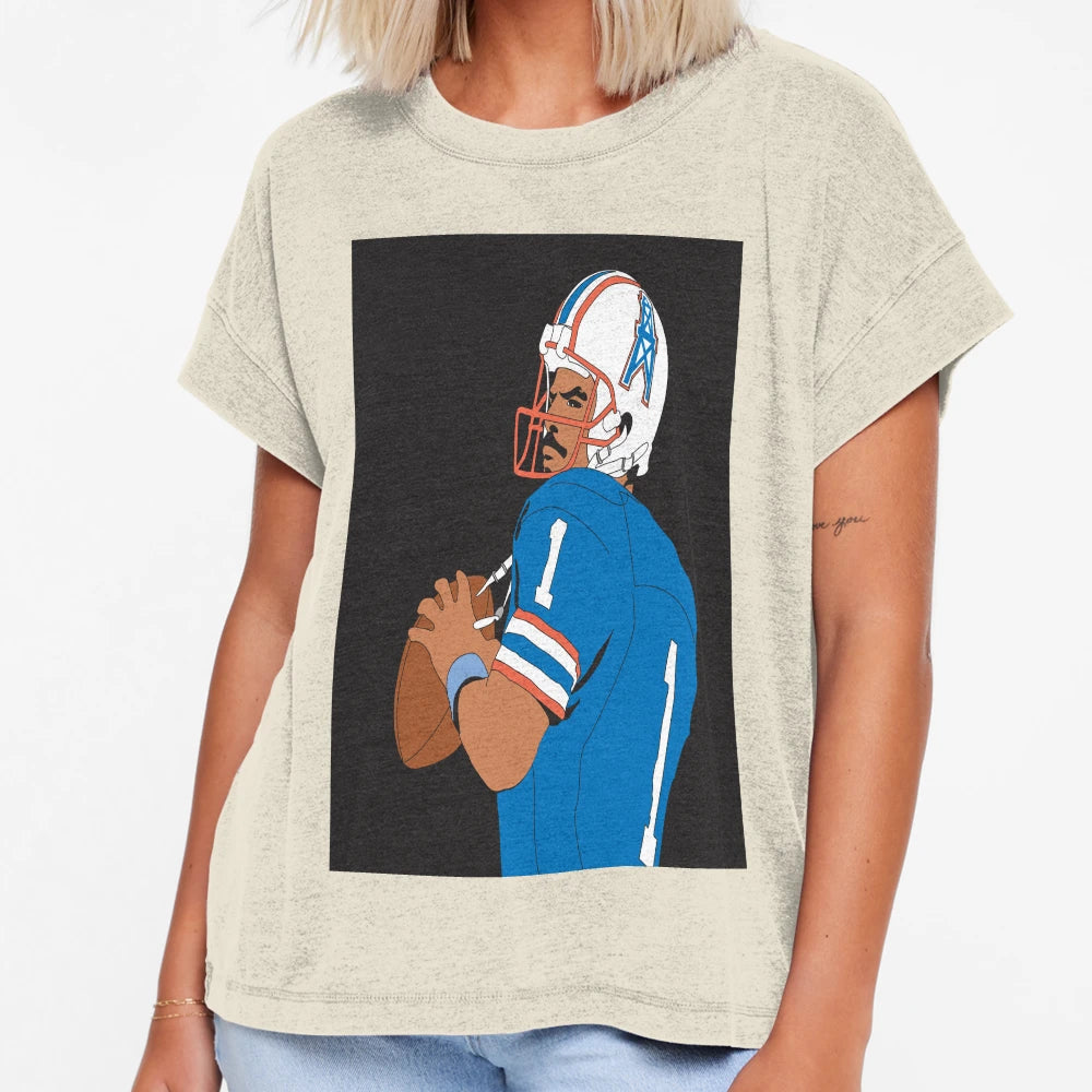 Great Quarterback Warren Moon T-Shirt - Aesthetic Graphic Men Women - T-Shirt, Sweatshirt, Hoodie