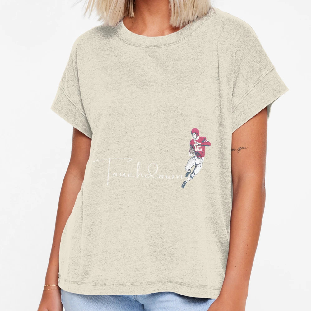 Football Player Scoring Touchdown T-Shirt - Custom Art Print for Adults - T-Shirt, Sweatshirt, Hoodie