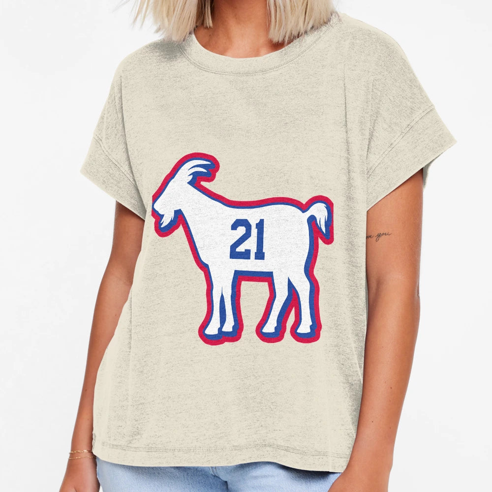 Phi Goat 21 Red T-Shirt - Trendy Graphic Unisex - T-Shirt, Sweatshirt, Hoodie