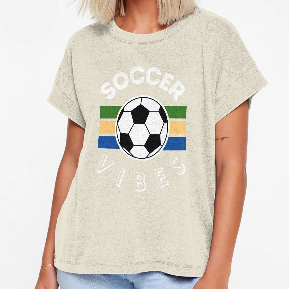 Soccer Vibes T-Shirt - Casual Everyday Wear Unisex - T-Shirt, Sweatshirt, Hoodie