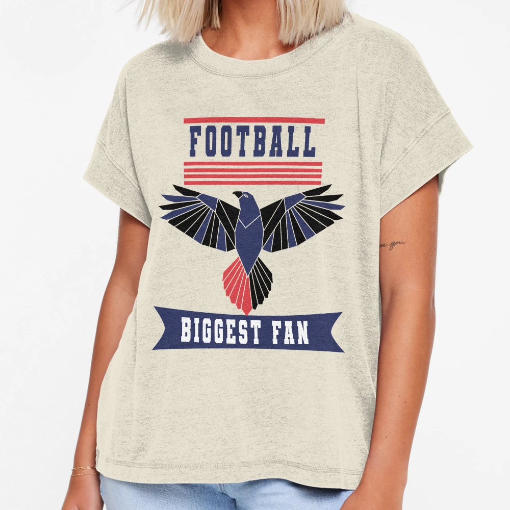 American Football Biggest Fan T-Shirt - Casual Everyday Wear Men Women - T-Shirt, Sweatshirt, Hoodie