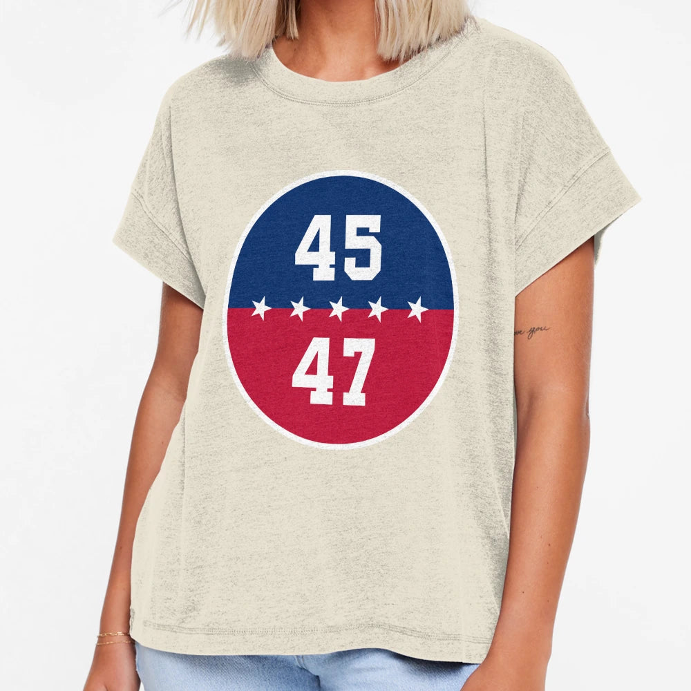 Trump 45 47 Usa T-Shirt - Aesthetic Graphic Men Women - T-Shirt, Sweatshirt, Hoodie