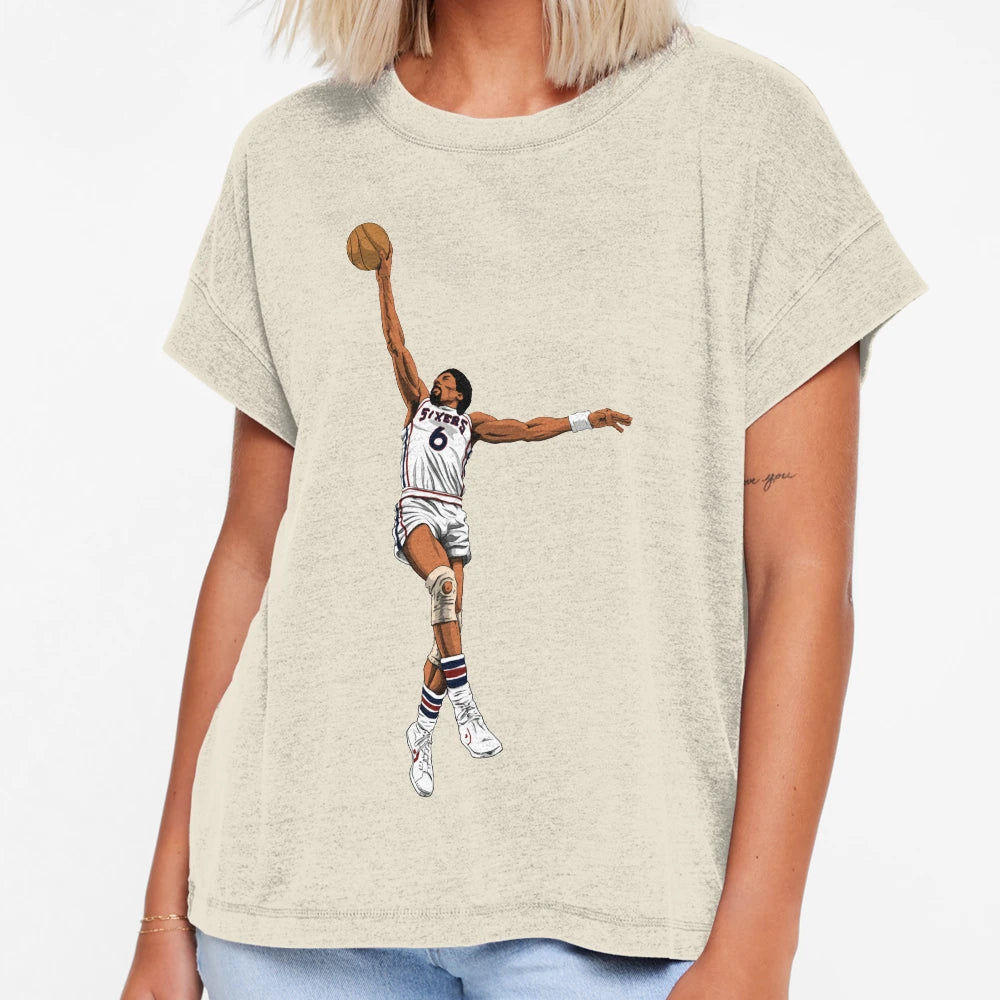 Julius Erving 6 Julius Erving Doctor J T-Shirt - Novelty Apparel Men Women - T-Shirt, Sweatshirt, Hoodie