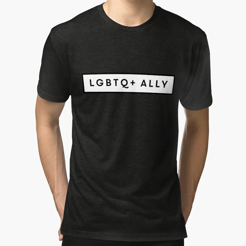 Lgbtq Ally T-Shirt - Casual Everyday Wear for Adults - T-Shirt, Sweatshirt, Hoodie