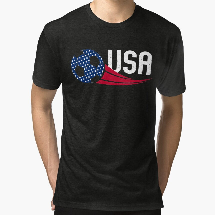 USA Soccer by Macer - Adult & Kids T-Shirts, Sweatshirts & Hoodies apparel design preview 1