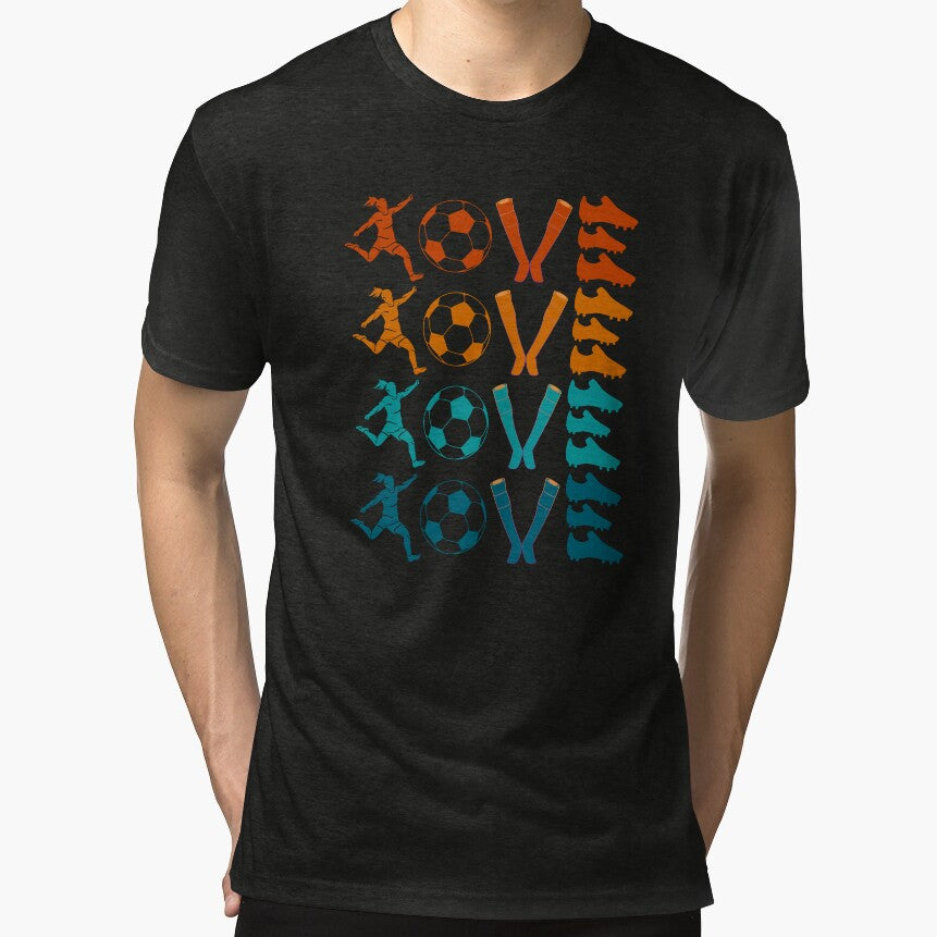Soccer Lover Retro Vintage Girl by Guess4best - Adult & Kids T-Shirts, Sweatshirts & Hoodies apparel design preview 1