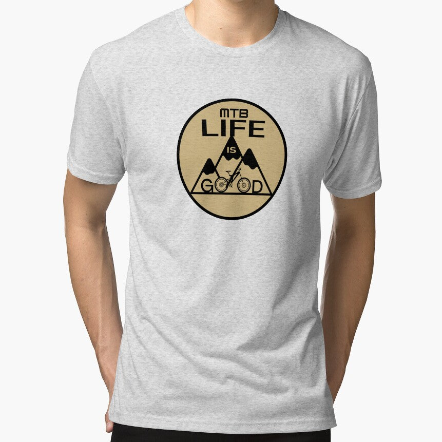 MTB Life is GOOD by lumen2a - Adult & Kids T-Shirts, Sweatshirts & Hoodies apparel design preview 1