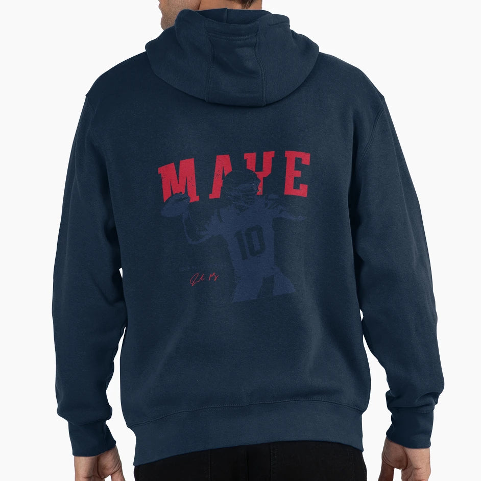 Drake Maye Game Day Hoodie - Streetwear Style Unisex - T-Shirt, Sweatshirt, Hoodie