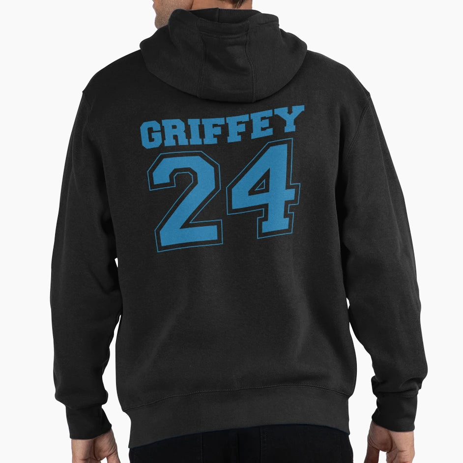Baseball 24 Ken Griffey Player Jersys Hoodie - Custom Art Print for Adults - T-Shirt, Sweatshirt, Hoodie