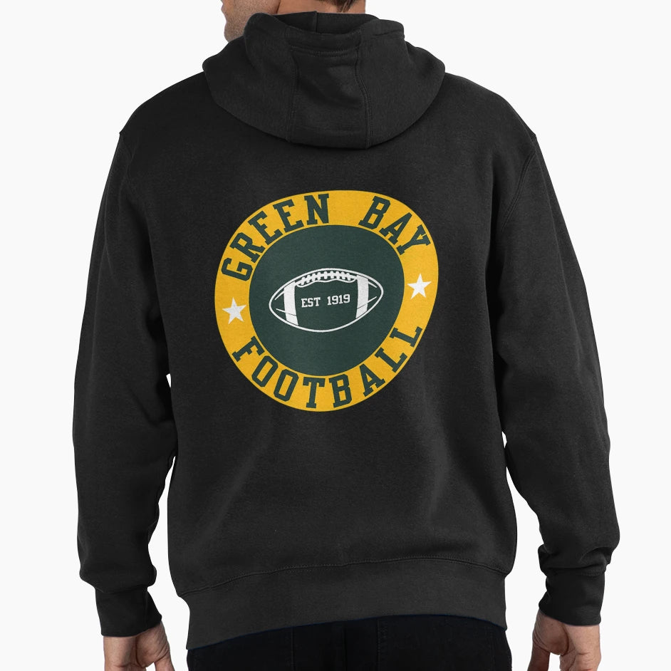 Green Bay Football Hoodie - Streetwear Style for Adults - T-Shirt, Sweatshirt, Hoodie
