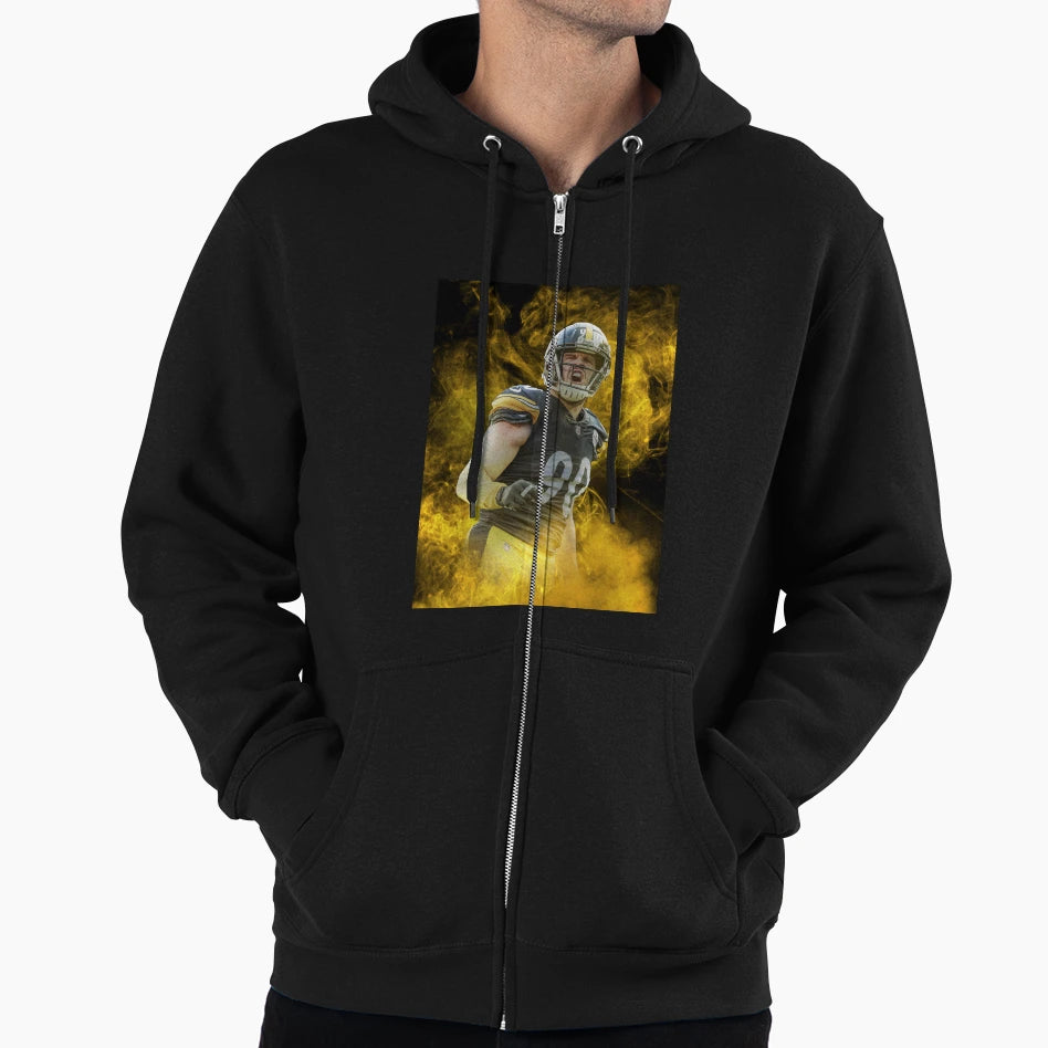 Watt Pittsburgh Sports Art Hoodie - Minimalist Print for Adults - T-Shirt, Sweatshirt, Hoodie