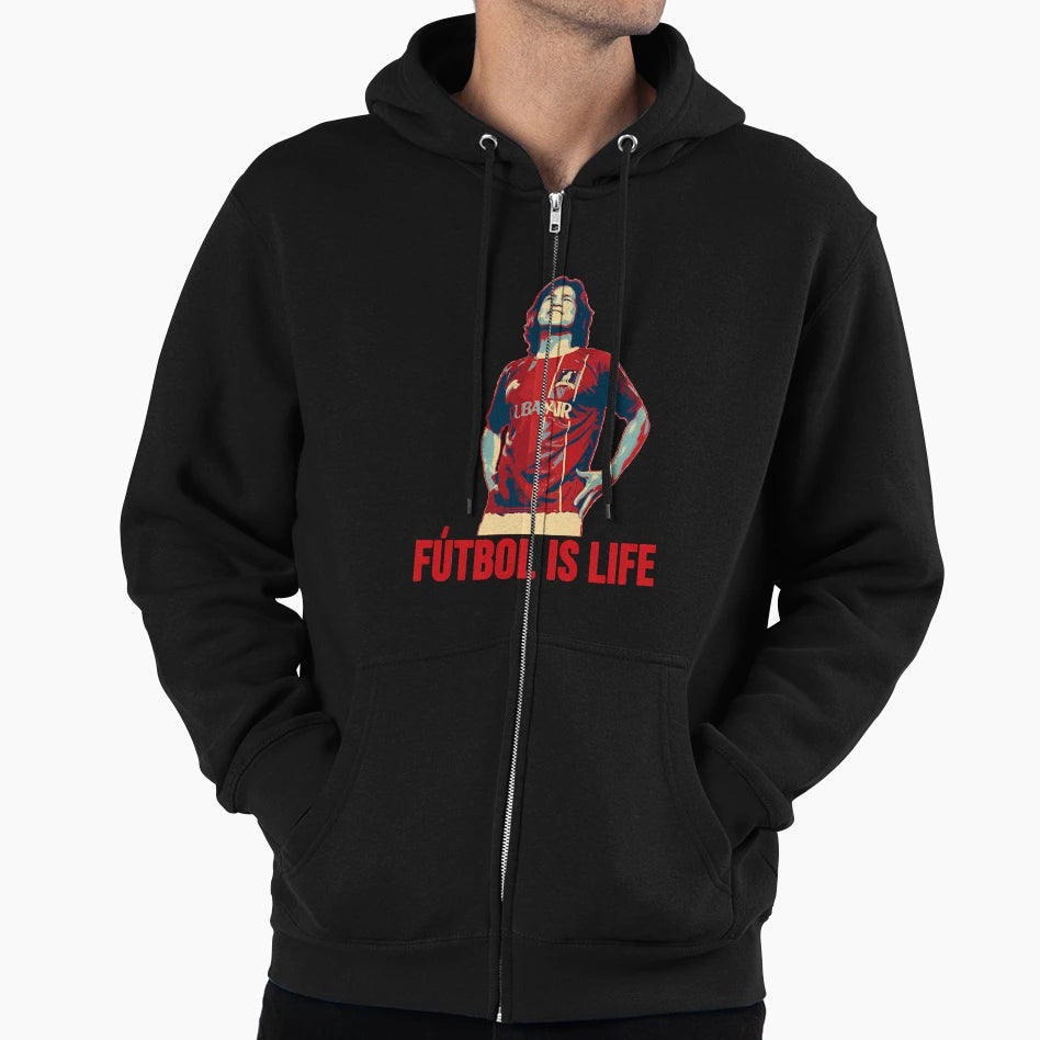 Futbol Is Life Hoodie - Streetwear Style Unisex - T-Shirt, Sweatshirt, Hoodie