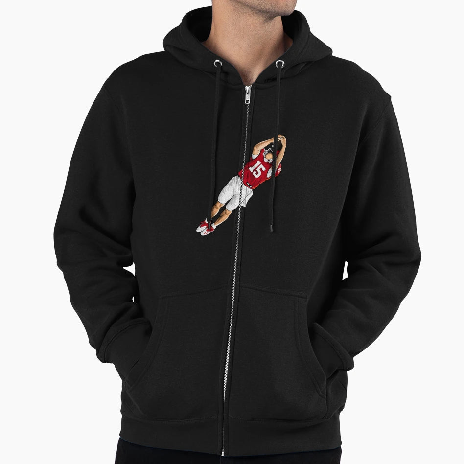 Fernando Mendoza Catch Superhero Hoodie - Graphic Print Men Women - T-Shirt, Sweatshirt, Hoodie