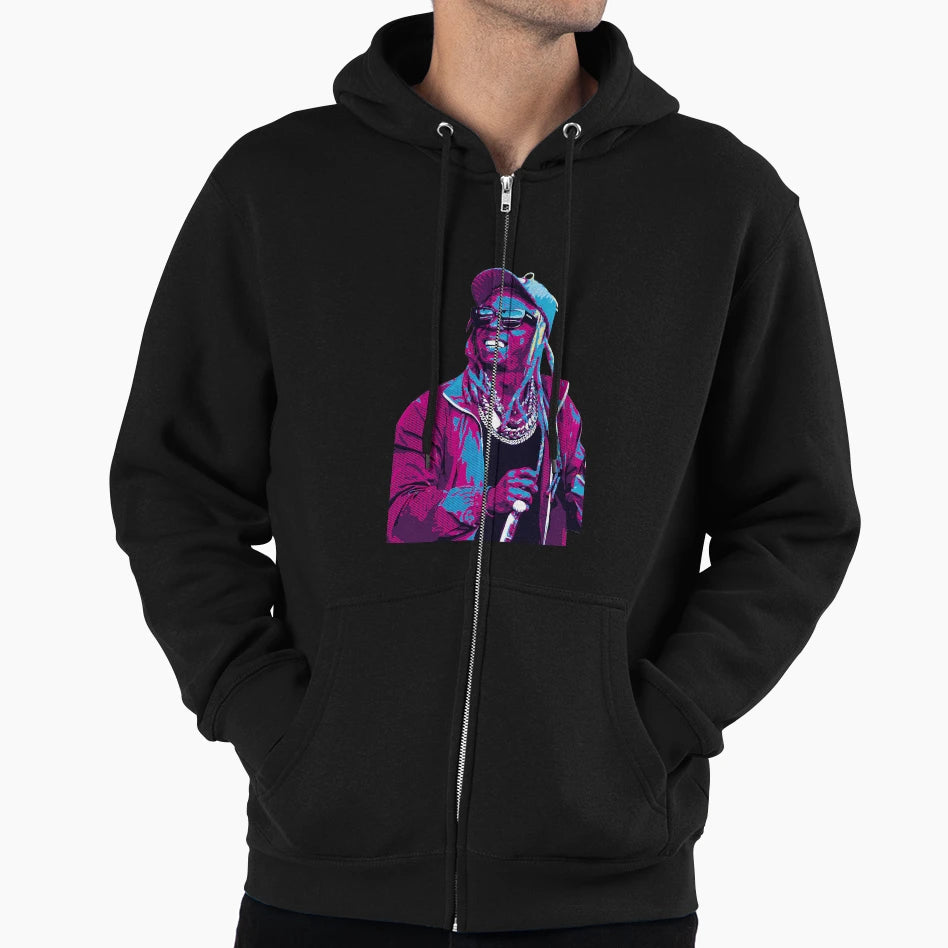 Lil Wayne Hoodie - Aesthetic Graphic Men Women - T-Shirt, Sweatshirt, Hoodie