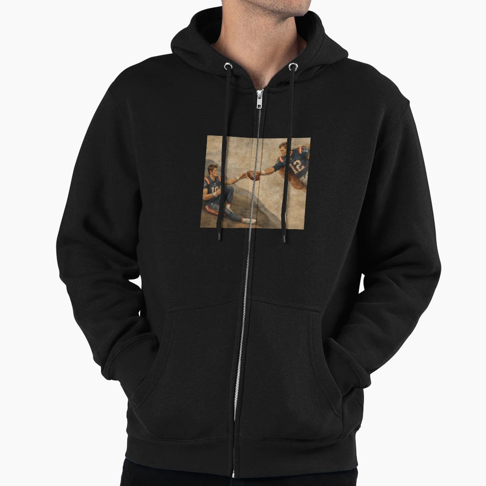 Creation TB And Drake Maye Hoodie - Novelty Apparel Men Women - T-Shirt, Sweatshirt, Hoodie
