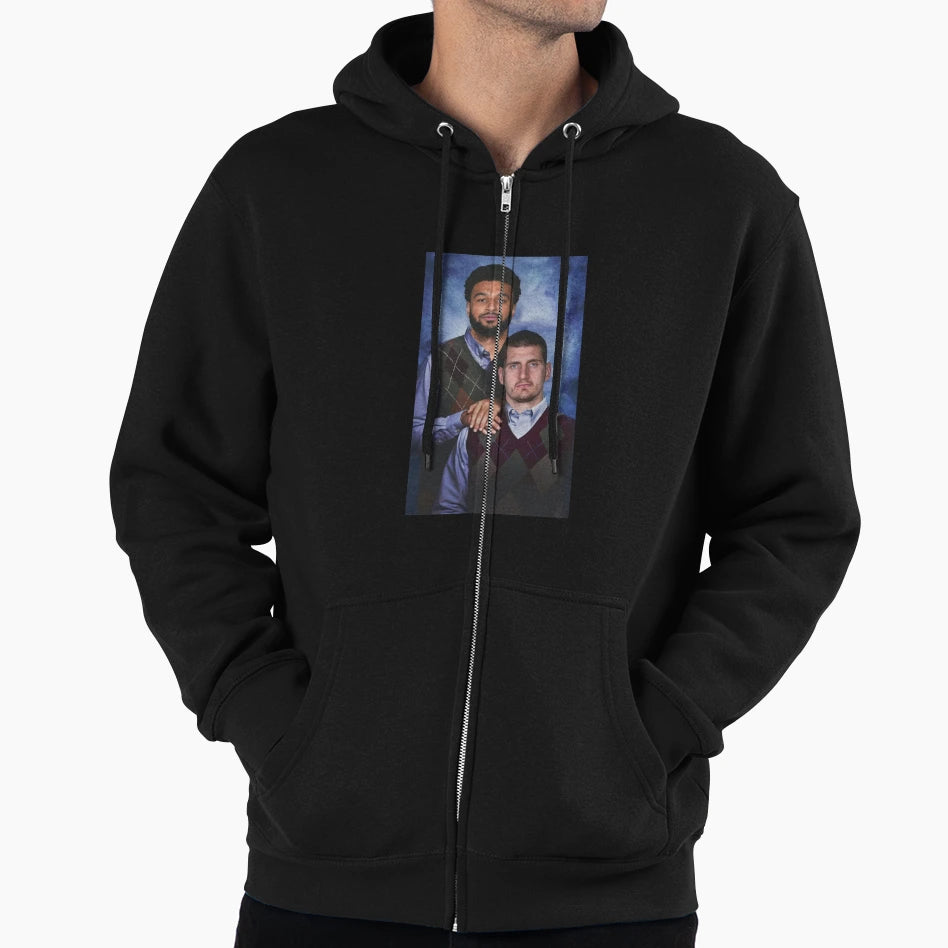 Nikola Jokic Jamal Murray Denver Nuggets Hoodie - Novelty Apparel Unisex - T-Shirt, Sweatshirt, Hoodie