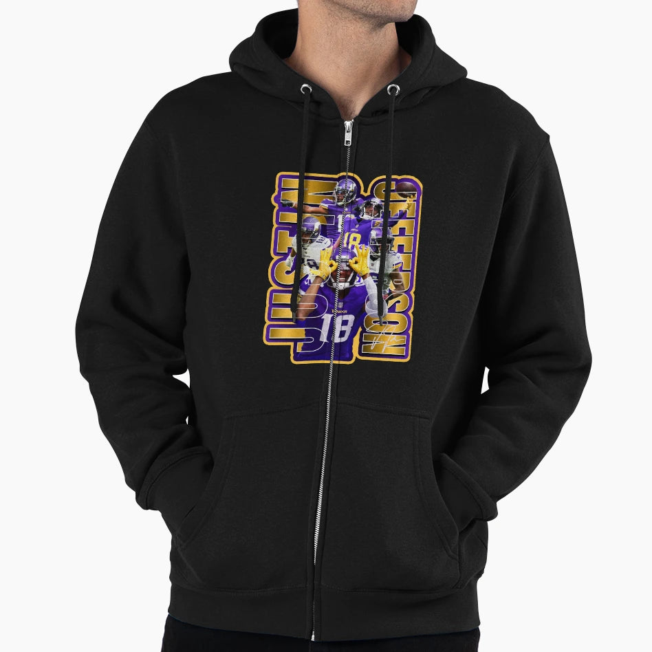JJ Football Star Artwork Hoodie - Minimalist Print Men Women - T-Shirt, Sweatshirt, Hoodie
