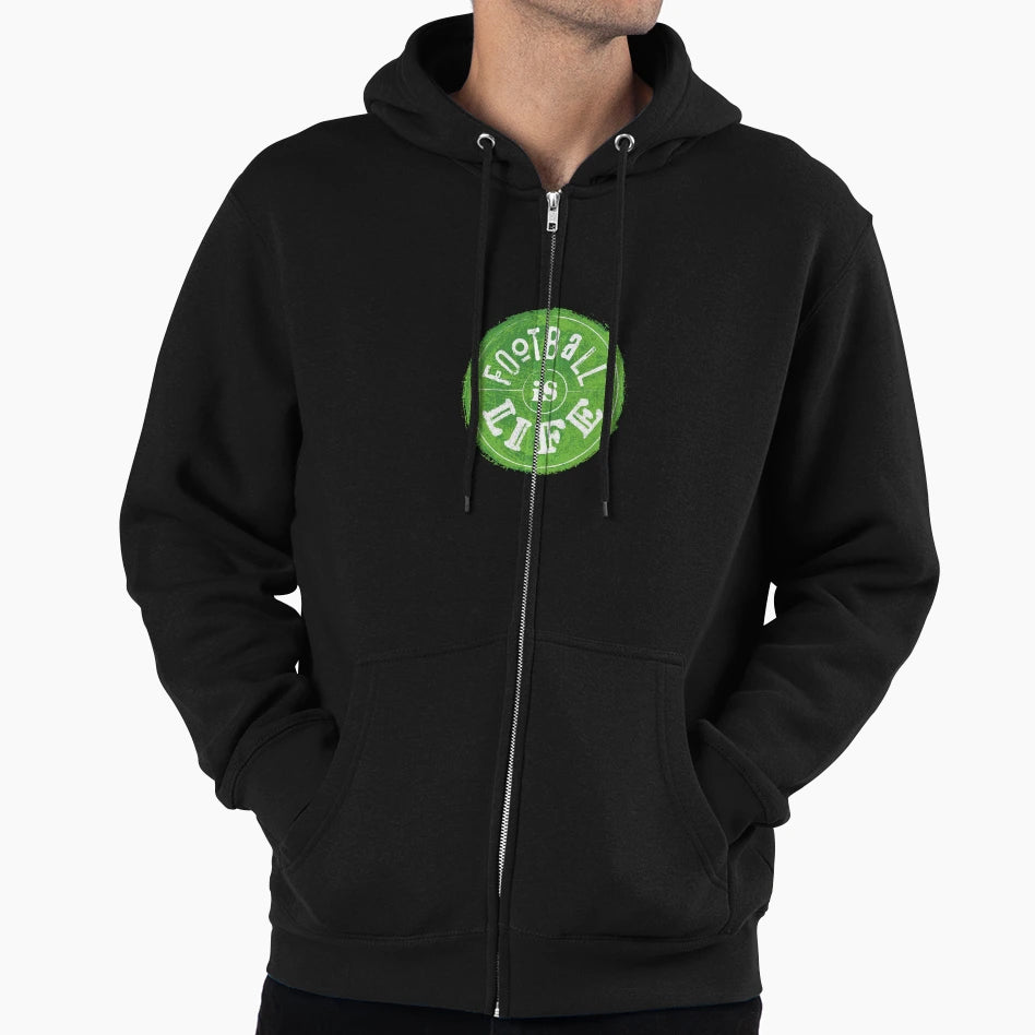 Football Is Life Hoodie - Graphic Print Unisex - T-Shirt, Sweatshirt, Hoodie