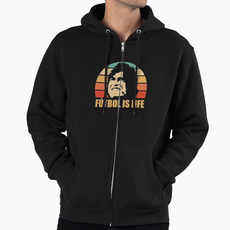 Futbol Is Life Hoodie - Aesthetic Graphic Men Women - T-Shirt, Sweatshirt, Hoodie