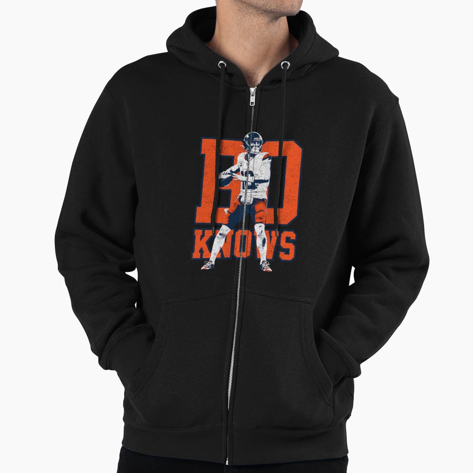 Bo Knows Bo Nix Variant Hoodie - Graphic Print Men Women - T-Shirt, Sweatshirt, Hoodie