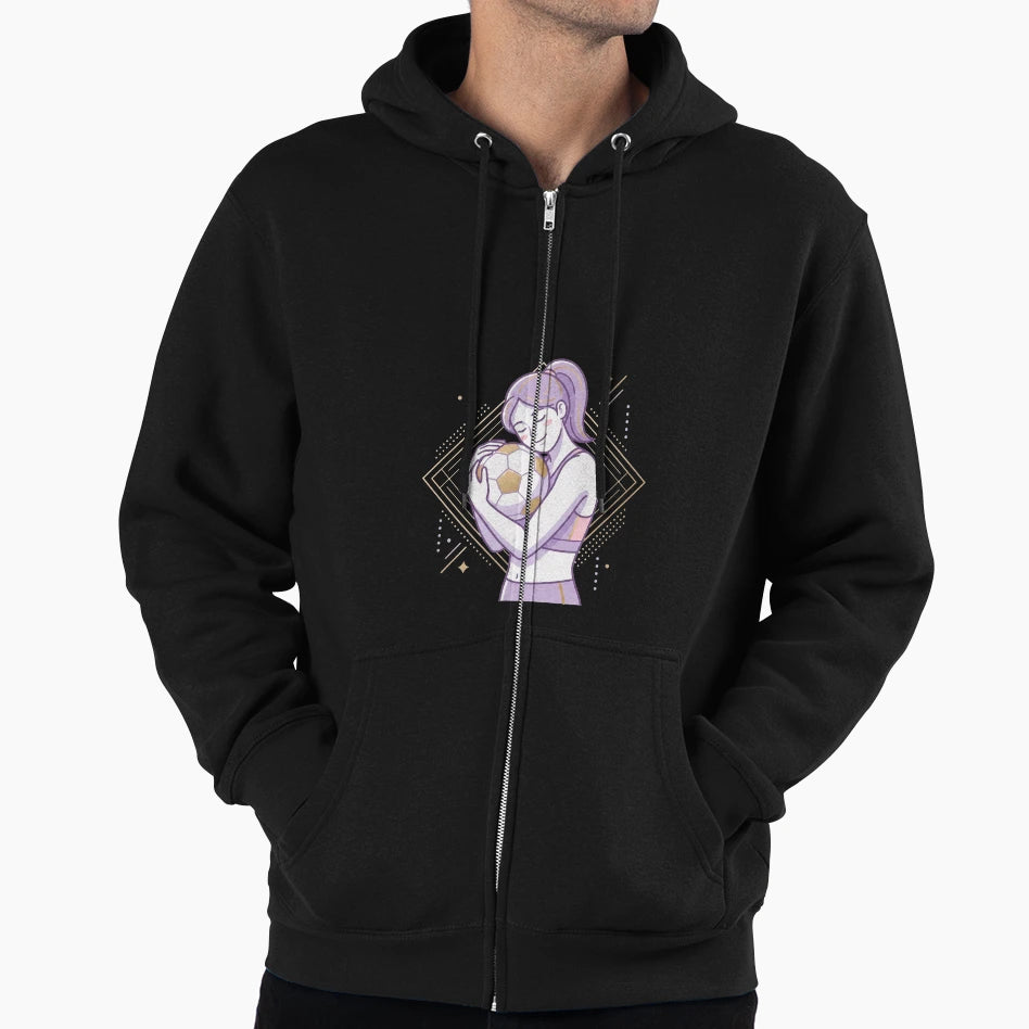 Emotional Soccer Love Football Hoodie - Fun Novelty Design for Adults - T-Shirt, Sweatshirt, Hoodie