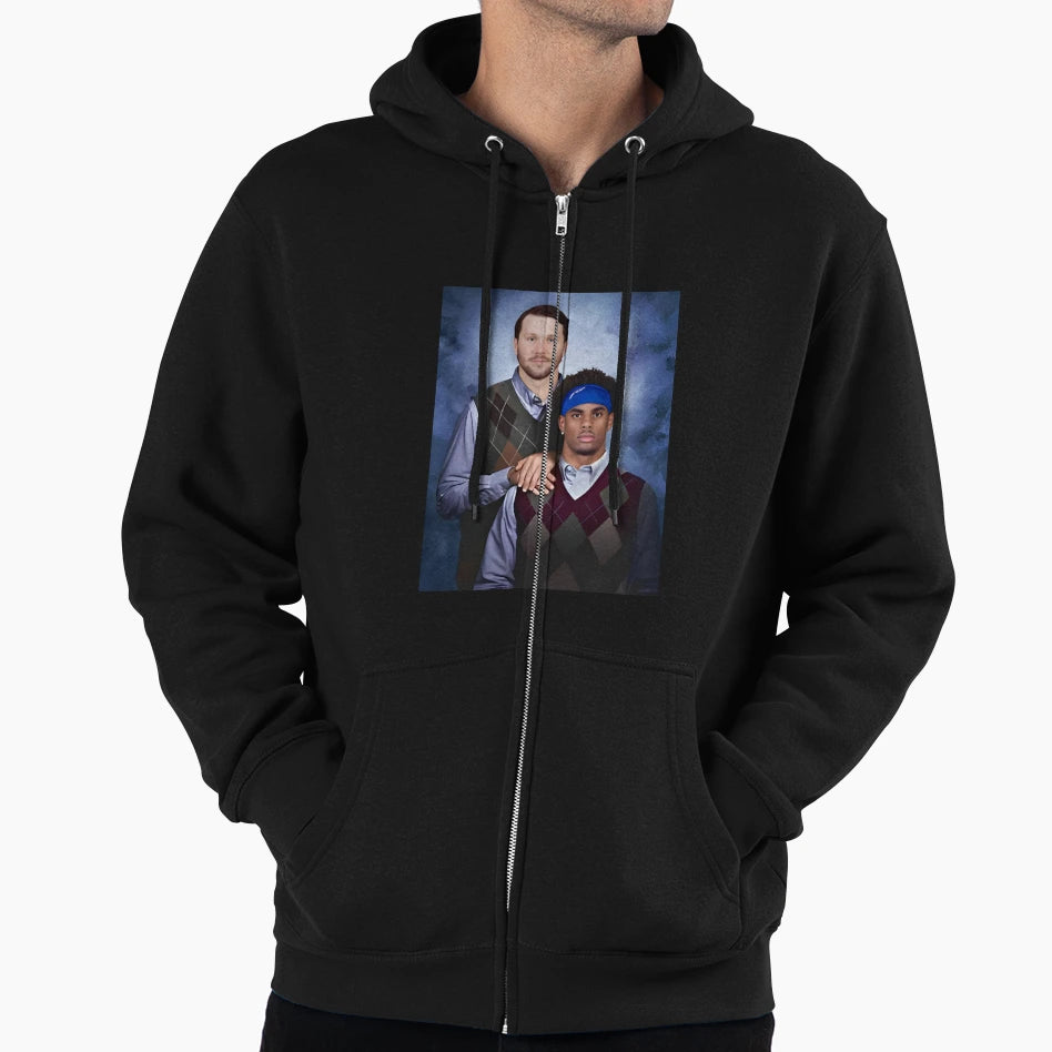JA JA Keon Coleman Step Brothers Hoodie - Casual Everyday Wear Men Women - T-Shirt, Sweatshirt, Hoodie