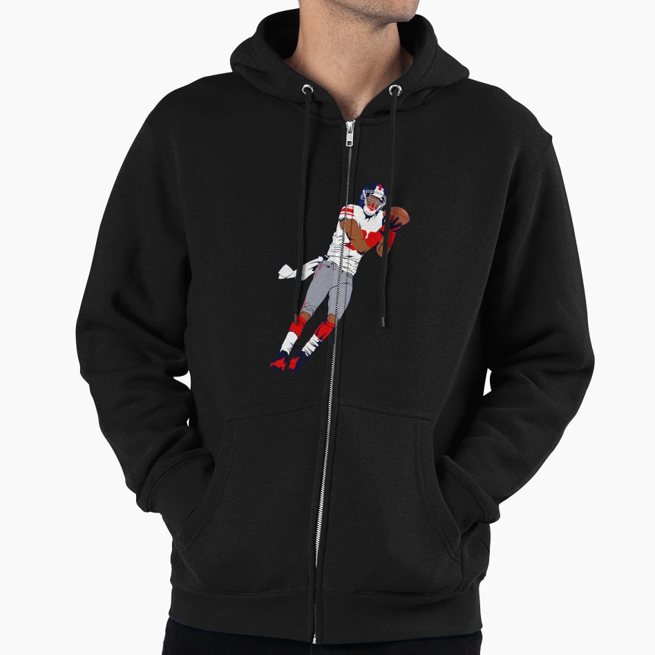 Mario Manningham Hoodie - Novelty Apparel for Adults - T-Shirt, Sweatshirt, Hoodie