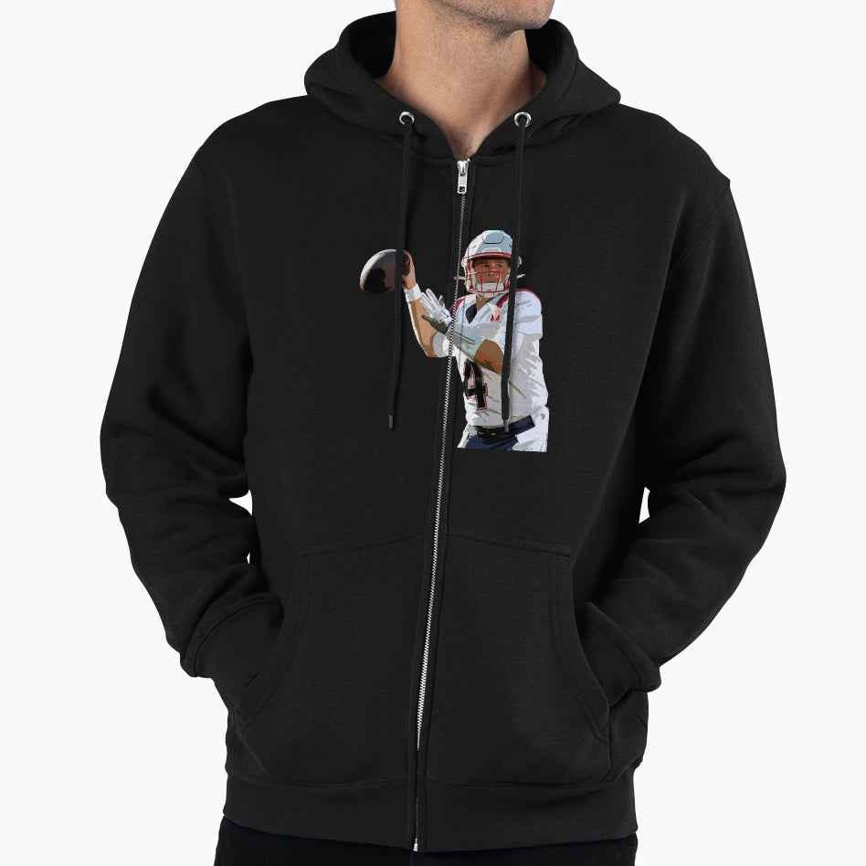 Bailey Zappe Hoodie - Unique Graphic Unisex - T-Shirt, Sweatshirt, Hoodie