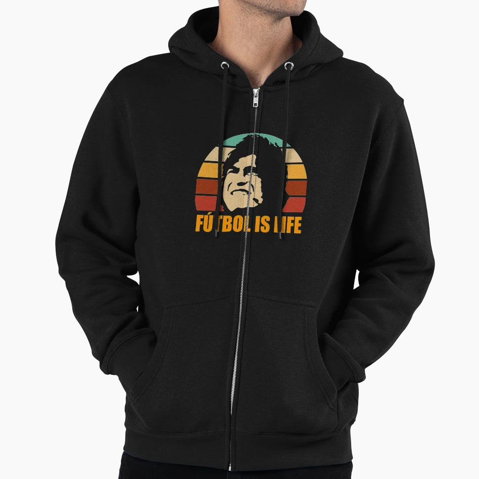 Futbol Is Life Hoodie - Unique Graphic Unisex - T-Shirt, Sweatshirt, Hoodie