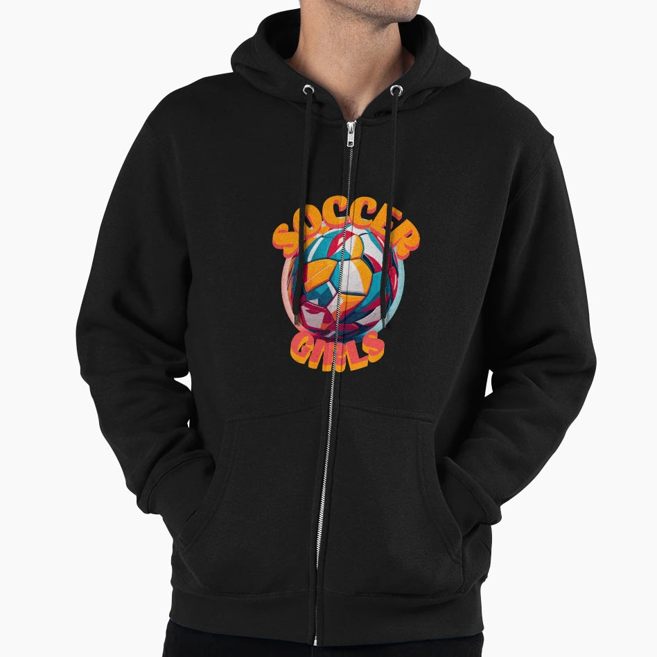 Soccer Power Colorful Soccer Hoodie - Casual Everyday Wear for Adults - T-Shirt, Sweatshirt, Hoodie