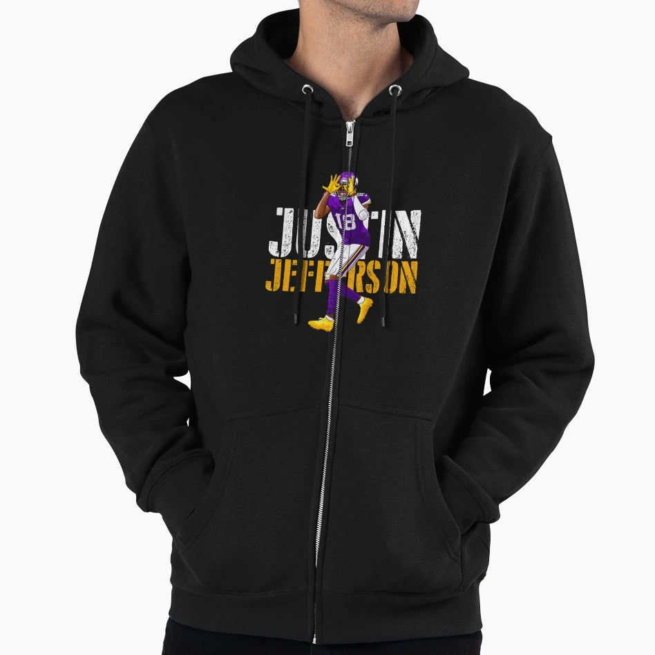 Justin Jef Hoodie - Casual Everyday Wear for Adults - T-Shirt, Sweatshirt, Hoodie