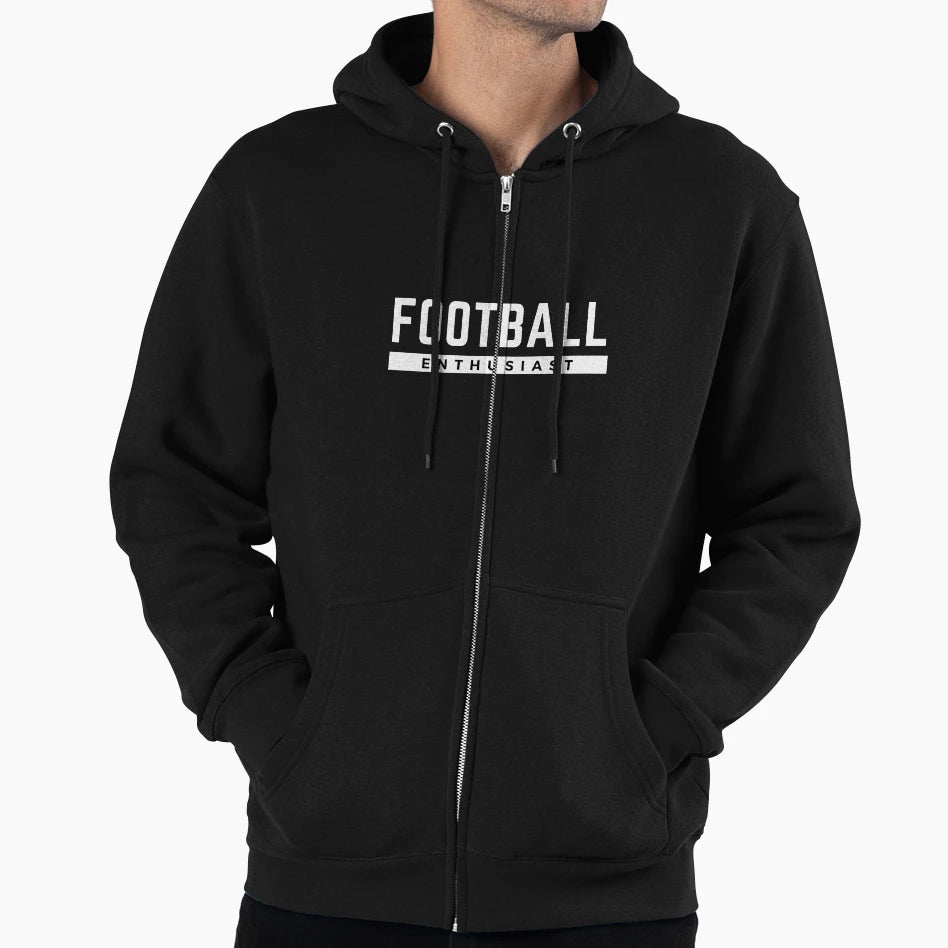 Football Enthusiast Hoodie - Casual Everyday Wear Unisex - T-Shirt, Sweatshirt, Hoodie