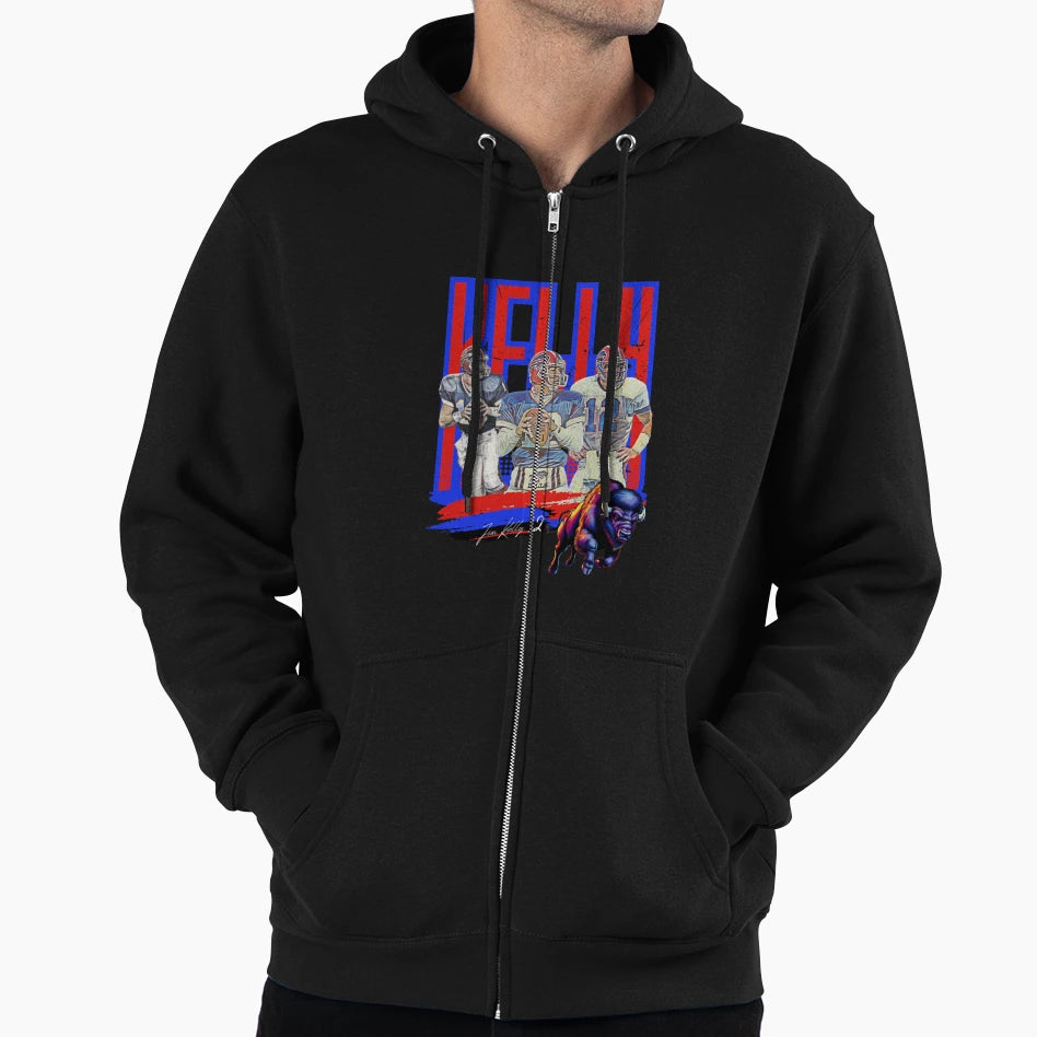 Jim Kelly Buffalo Bills Pete Rose Hoodie - Casual Everyday Wear Unisex - T-Shirt, Sweatshirt, Hoodie