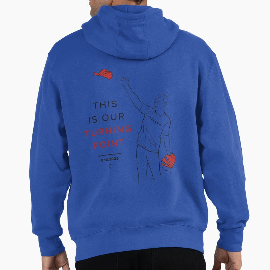 This Is Our Turning Point Charlie Hoodie - Fun Novelty Design Men Women - T-Shirt, Sweatshirt, Hoodie