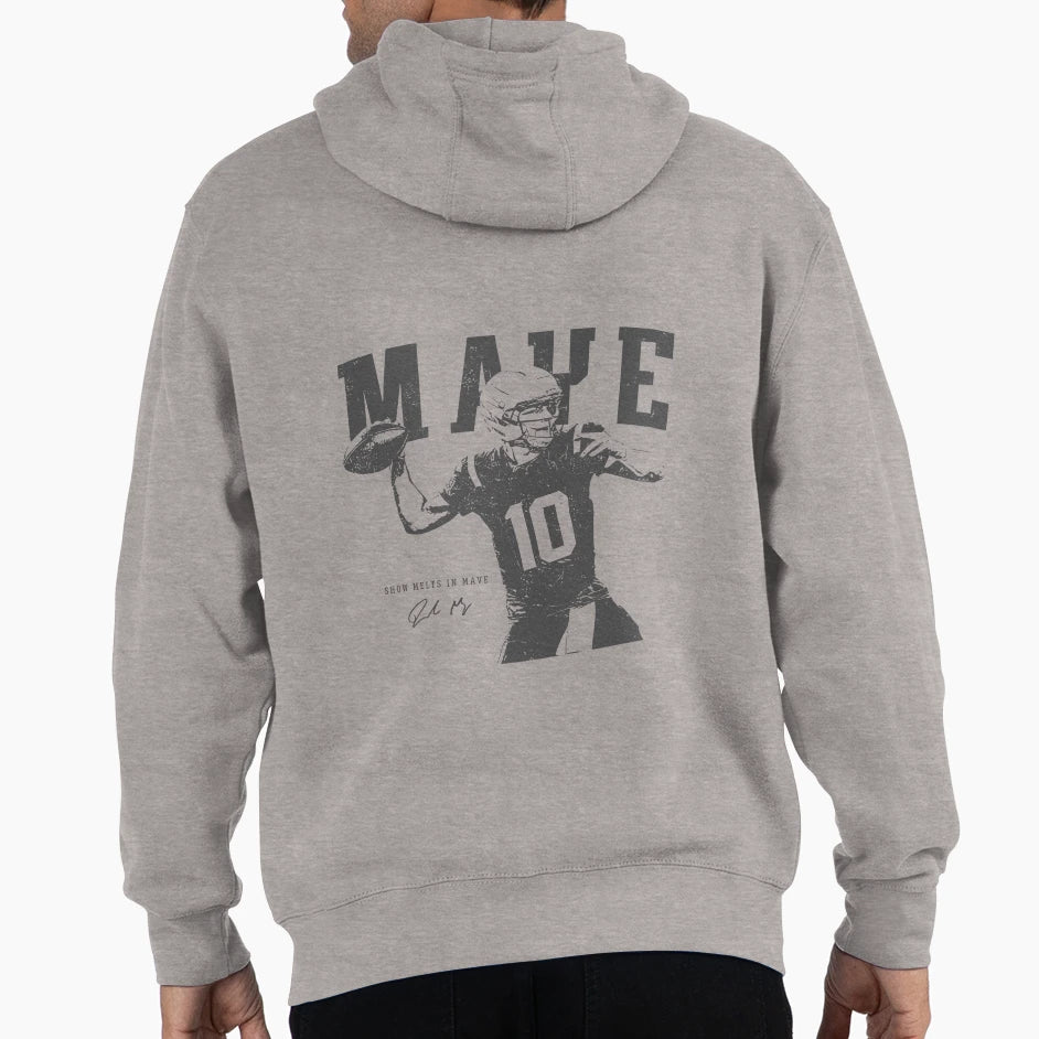 Drake Maye Patriots Football 90S Hoodie - Aesthetic Graphic Men Women - T-Shirt, Sweatshirt, Hoodie