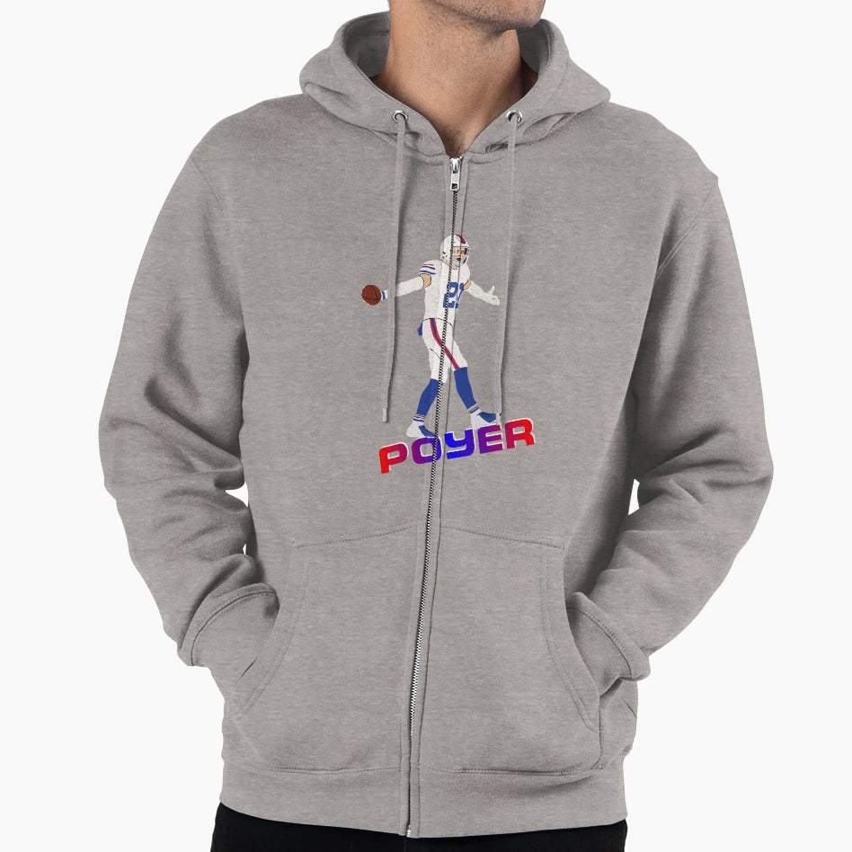 Poyer Illustration Hoodie - Graphic Print Unisex - T-Shirt, Sweatshirt, Hoodie