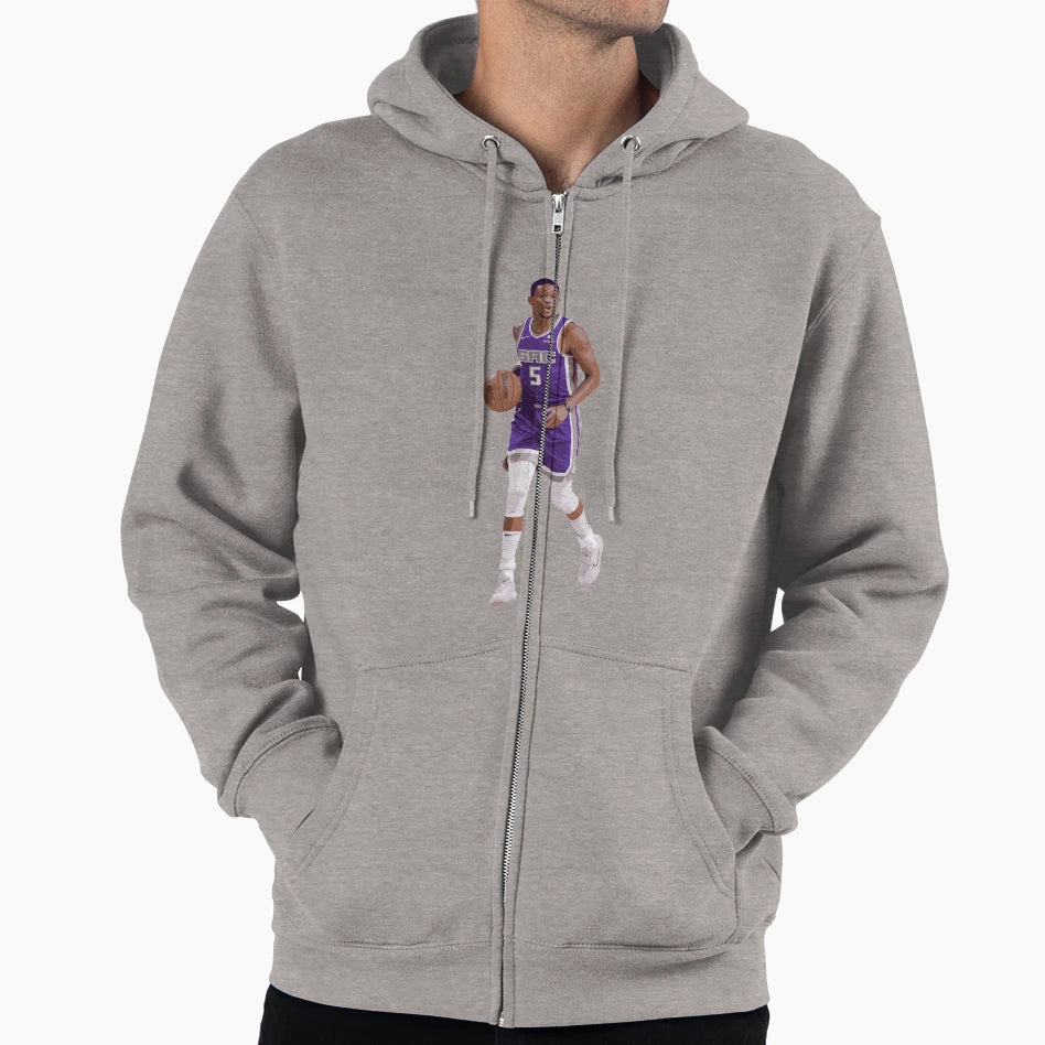 Deaaron Fox 5 Basketball Hoodie - Custom Art Print Unisex - T-Shirt, Sweatshirt, Hoodie