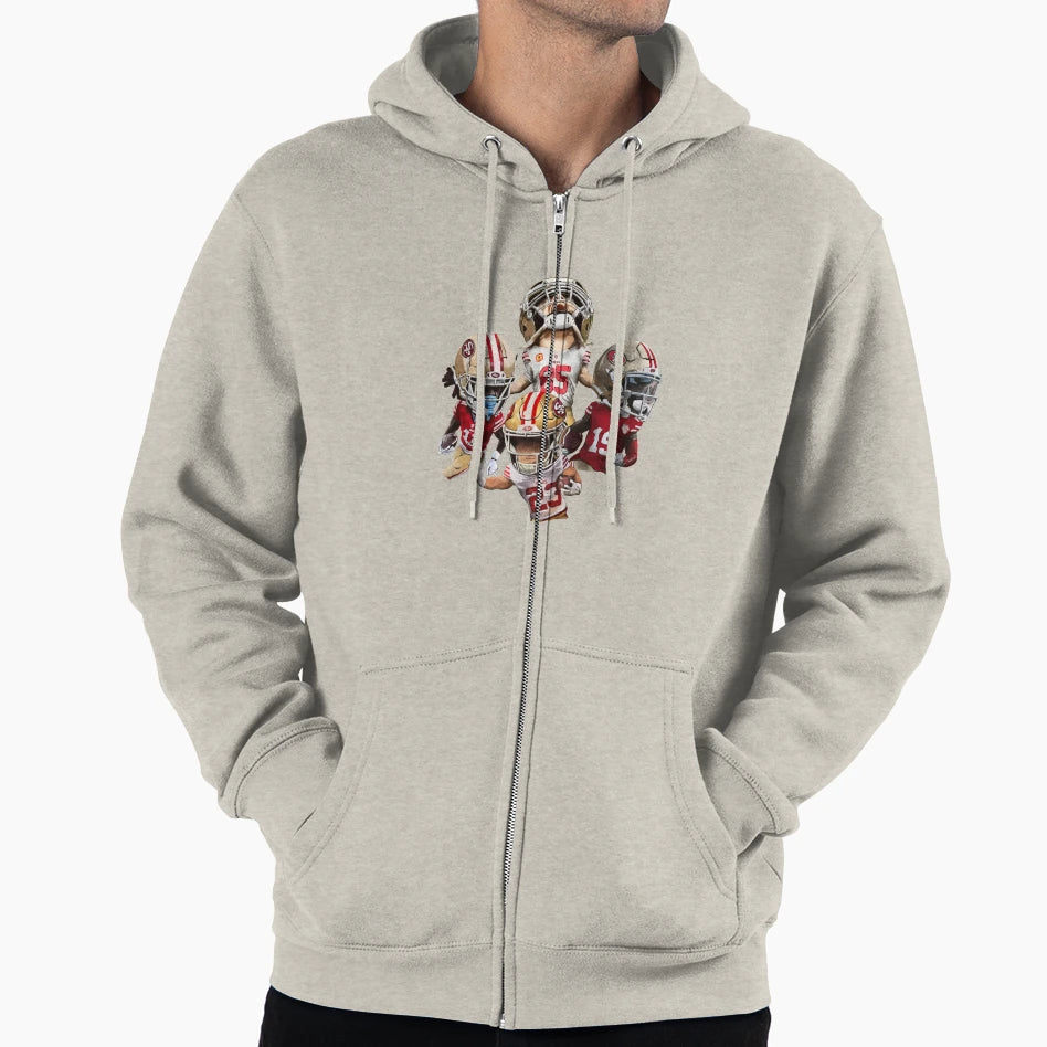 San Francisco 49Ers Niner Weapons Hoodie - Casual Everyday Wear Unisex - T-Shirt, Sweatshirt, Hoodie