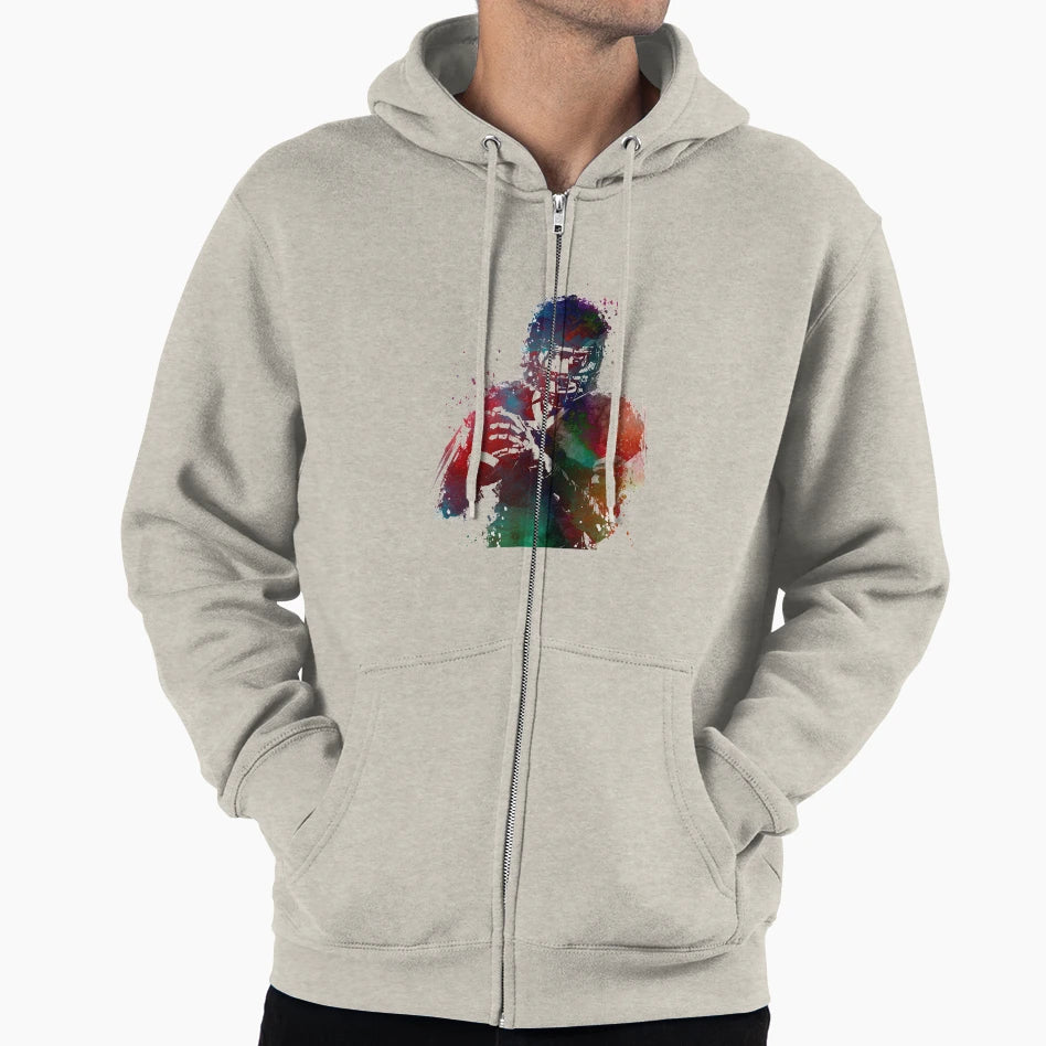 American Football Player 3 Sport Hoodie - Casual Everyday Wear Unisex - T-Shirt, Sweatshirt, Hoodie