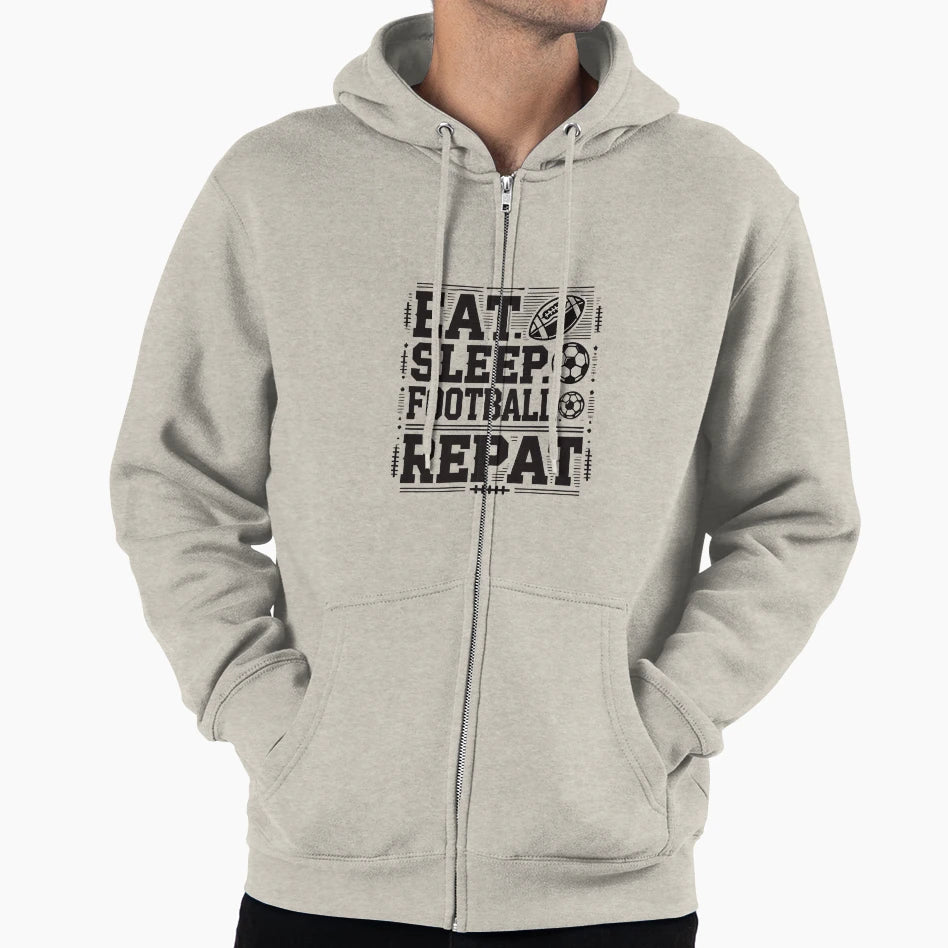 Game Day Soccer American Football Fan Hoodie - Trendy Graphic Unisex - T-Shirt, Sweatshirt, Hoodie