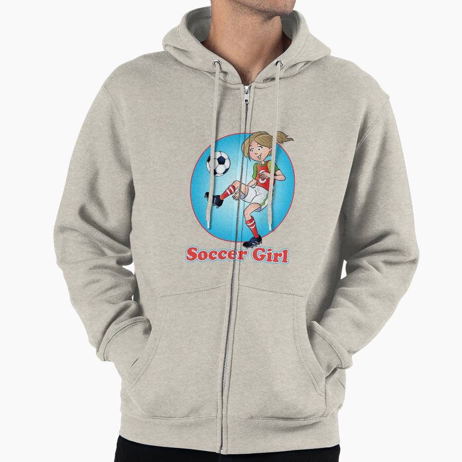 Soccer Hoodie - Casual Everyday Wear Men Women - T-Shirt, Sweatshirt, Hoodie
