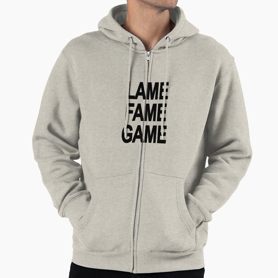 Lame Fame Game Hip Hop Street Wear Hoodie - Novelty Apparel Men Women - T-Shirt, Sweatshirt, Hoodie
