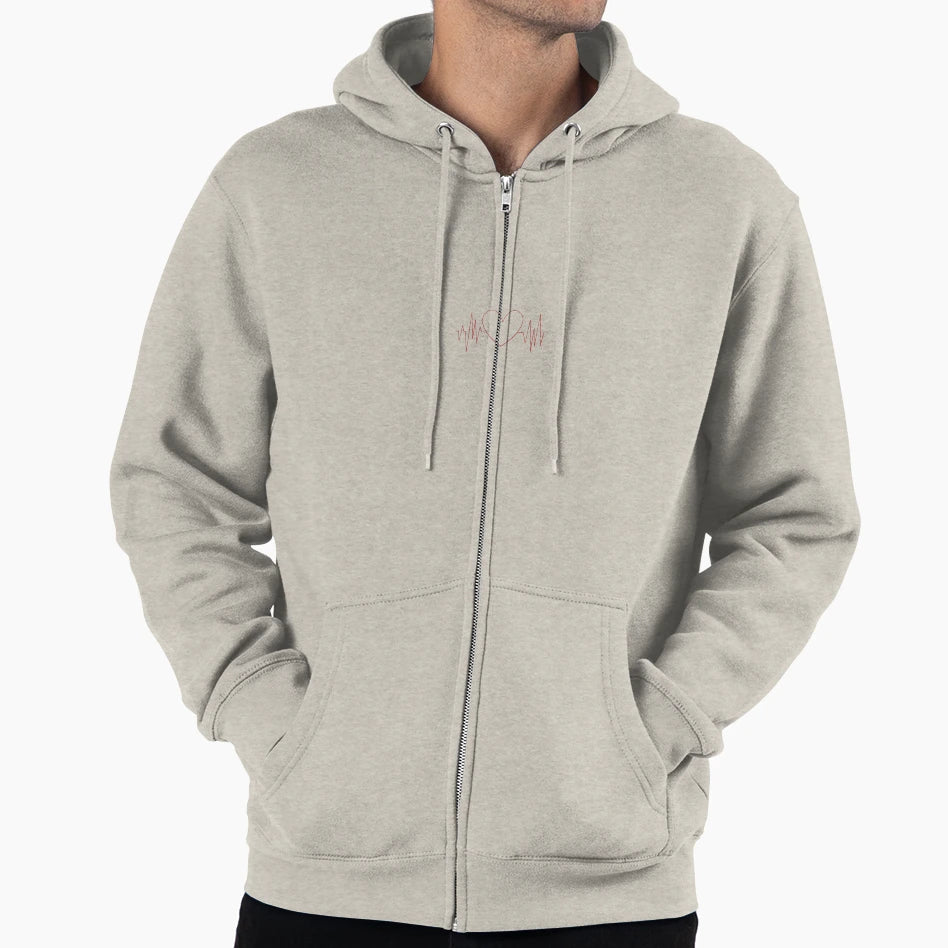 Heart Rate Hoodie - Novelty Apparel Unisex - T-Shirt, Sweatshirt, Hoodie