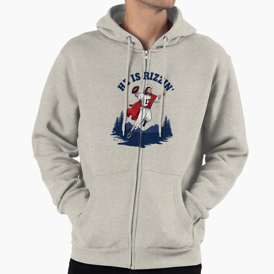 He Is Rizzin JA Hoodie - Casual Everyday Wear Unisex - T-Shirt, Sweatshirt, Hoodie