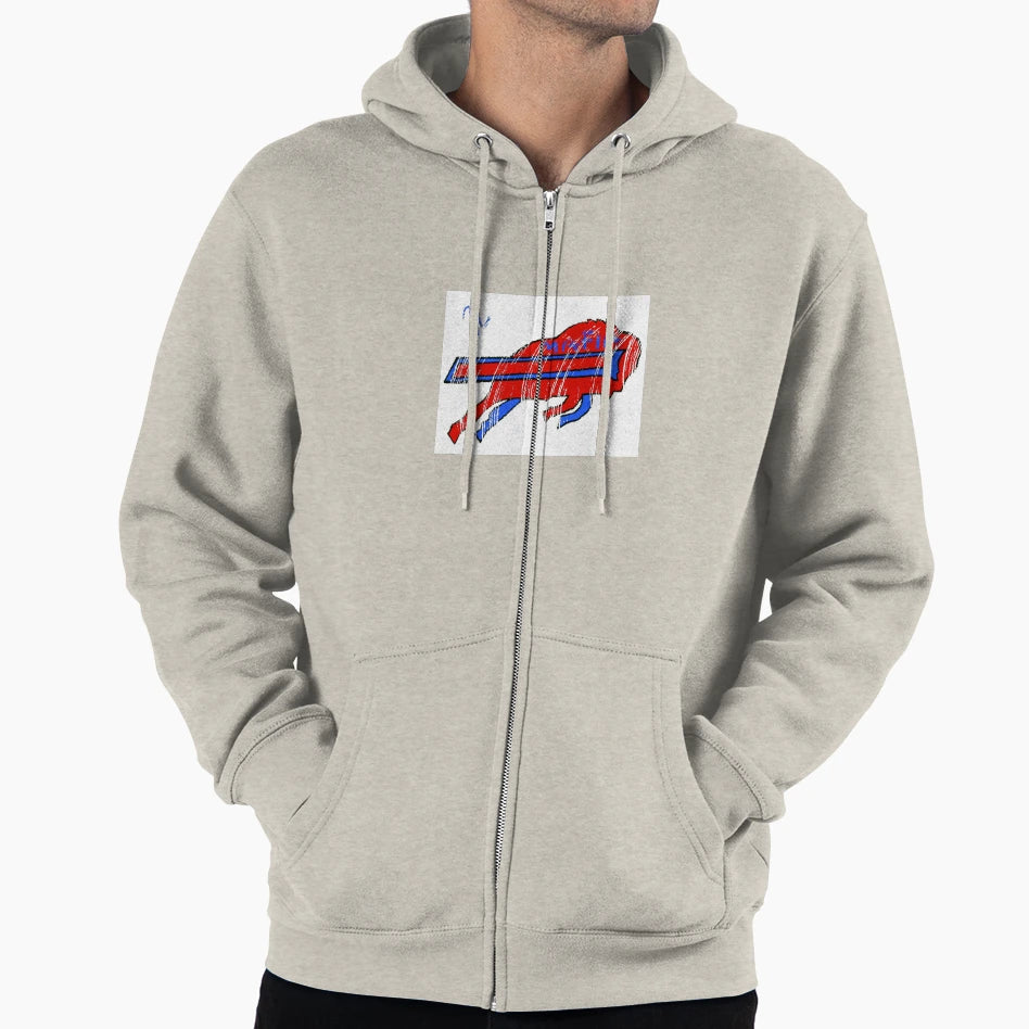 Bills Logo Hoodie - Custom Art Print Unisex - T-Shirt, Sweatshirt, Hoodie