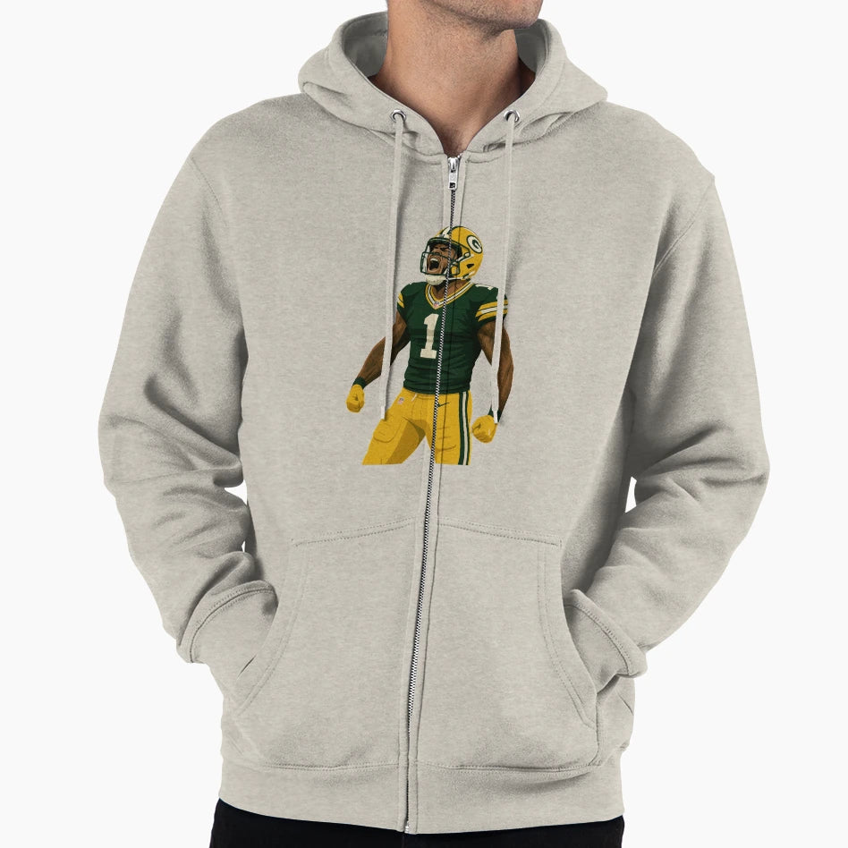 Green Gold Beast Mode Parsons Fan Art Hoodie - Novelty Apparel for Adults - T-Shirt, Sweatshirt, Hoodie
