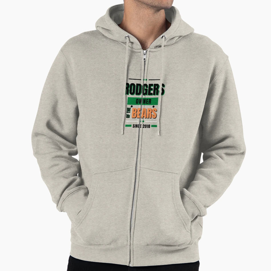 Rodgers Owns Bears Hoodie - Custom Art Print Unisex - T-Shirt, Sweatshirt, Hoodie