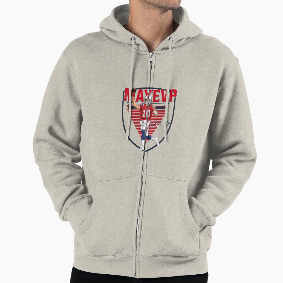 Maye Vp Drake Maye Mvp Hoodie - Unique Graphic for Adults - T-Shirt, Sweatshirt, Hoodie